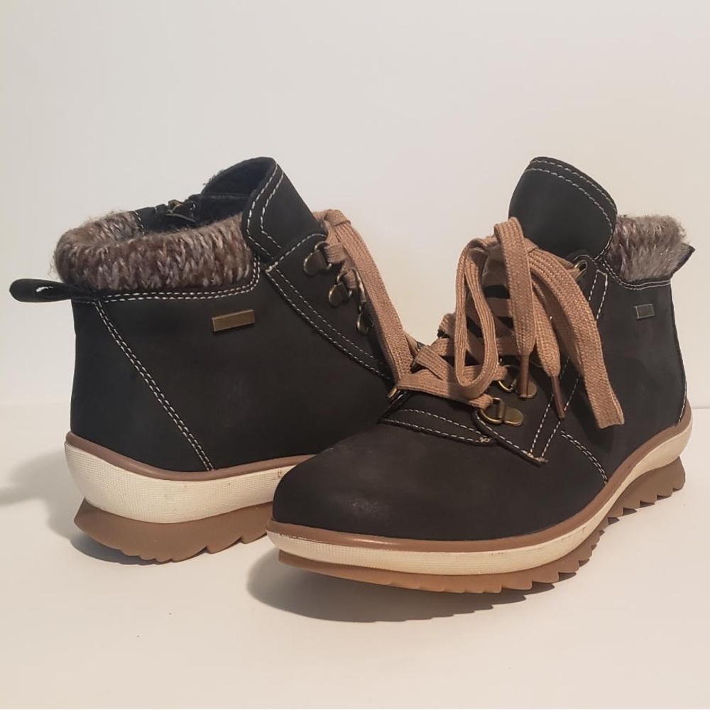 Women’s Black/Gray Booties - Size 8